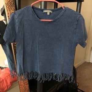 AEO Don’t Ask Why fringed crop top